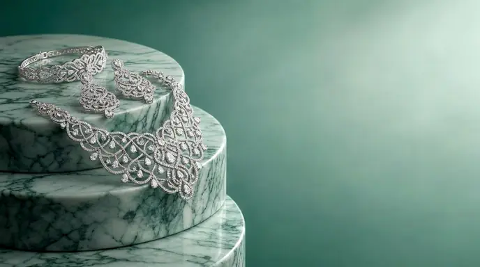 BRIDAL silver jewellery