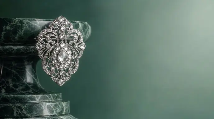 BROOCH silver jewellery