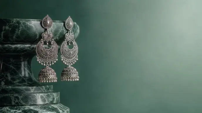 JHUMKA silver jewellery