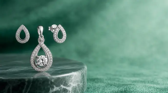 PENDANT SET silver jewellery